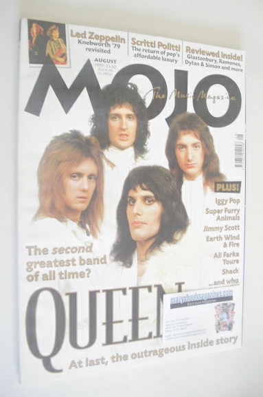 <!--1999-08-->MOJO magazine - Queen cover (August 1999 - Issue 69)