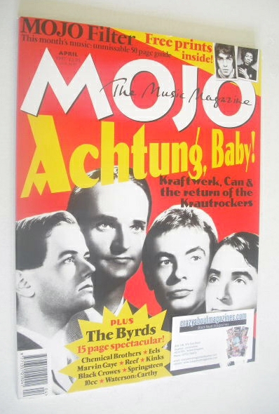MOJO magazine - Achtung, Baby! cover (April 1997 - Issue 41)