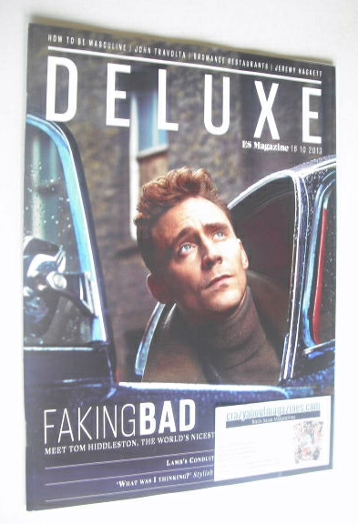 Deluxe magazine - Tom Hiddleston cover (18 October 2013)