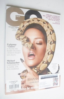 Italy GQ magazine - February 2014 - Rihanna cover