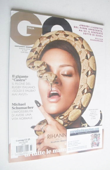 <!--2014-02-->Italy GQ magazine - February 2014 - Rihanna cover