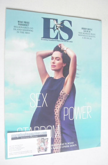 <!--2013-08-09-->Evening Standard magazine - Lena Headey cover (9 August 20