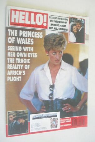 Hello! magazine - Princess Diana cover (24 July 1993 - Issue 263)