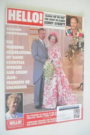 <!--1993-07-17-->Hello! magazine - Raine Countess Spencer and Count Jean-Fr