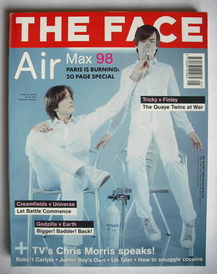 The Face magazine - Air cover (May 1998 - Volume 3 No. 16)