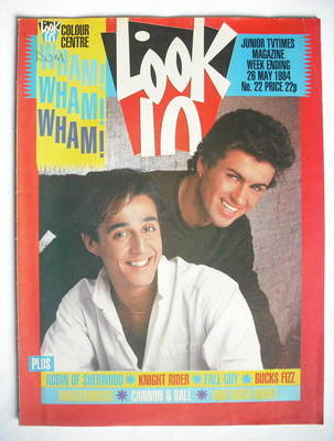 Look In magazine - George Michael and Andrew Ridgeley cover (26 May 1984)