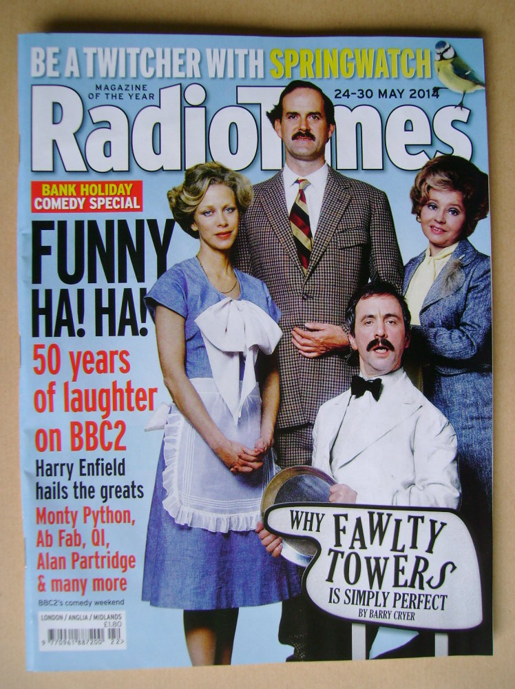 Radio Times magazine - Fawlty Towers cover (24-30 May 2014)