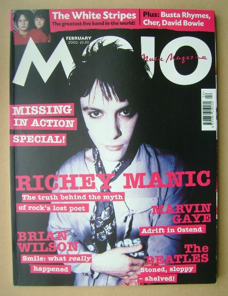 <!--2002-02-->MOJO magazine - Richey Edwards cover (February 2002 - Issue 9