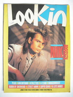 Look In magazine - Nik Kershaw cover (17 August 1985)