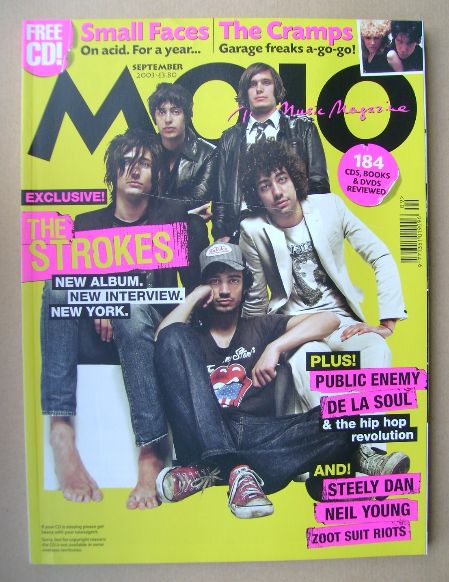 MOJO magazine - The Strokes cover (September 2003 - Issue 118)