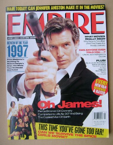 Empire magazine - Pierce Brosnan cover (January 1998 - Issue 103)