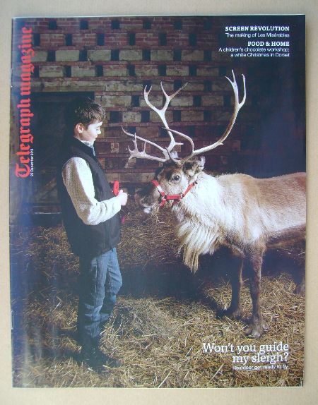 Telegraph magazine - Won't You Guide My Sleigh cover (22 December 2012)