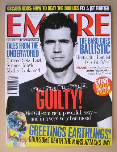 Empire magazine - Mel Gibson cover (March 1997 - Issue 93)