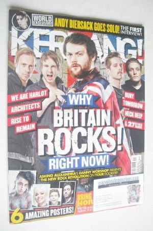 Kerrang magazine - Why Britain Rocks Right Now! cover (17 May 2014 - Issue 1517)