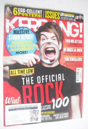 <!--2014-04-19-->Kerrang magazine - All Time Low cover (19 April 2014 - Iss
