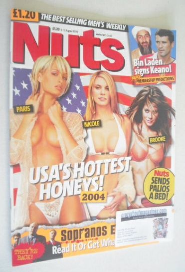 Nuts magazine - USA's Hottest Honeys cover (6-12 August 2004)