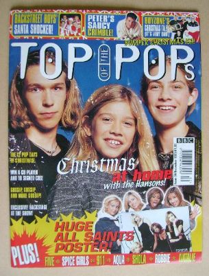Top Of The Pops magazine - Hanson cover (December 1997)