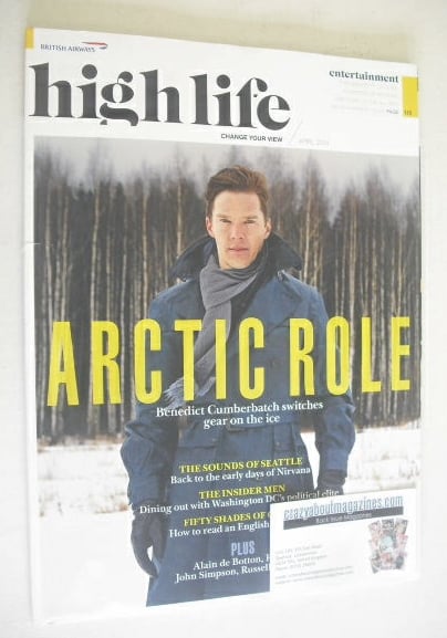 High Life magazine - Benedict Cumberbatch cover (April 2014)