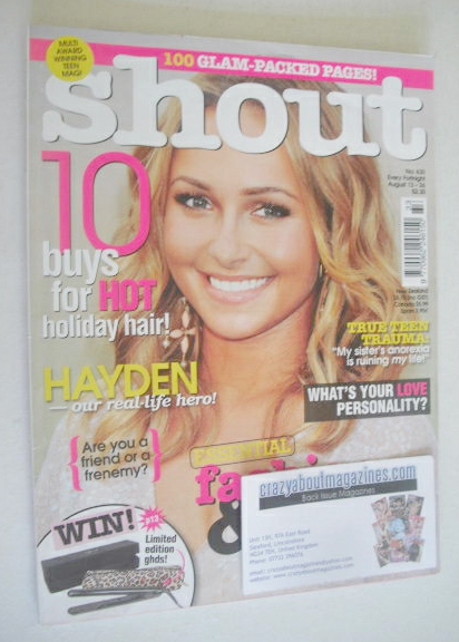 <!--2009-08-13-->Shout magazine - Hayden Panettiere cover (13-26 August 200