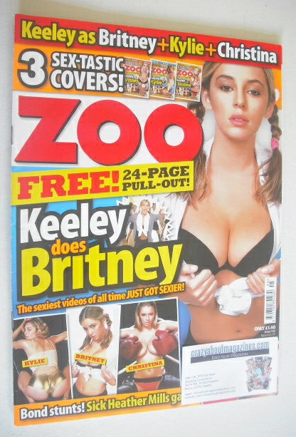 <!--2006-11-10-->Zoo magazine - Keeley Hazell cover (10-16 November 2006)
