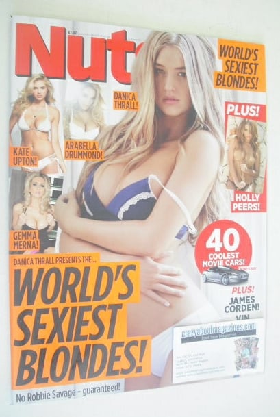 <!--2013-09-13-->Nuts magazine - World's Sexiest Blondes cover (13-19 Septe