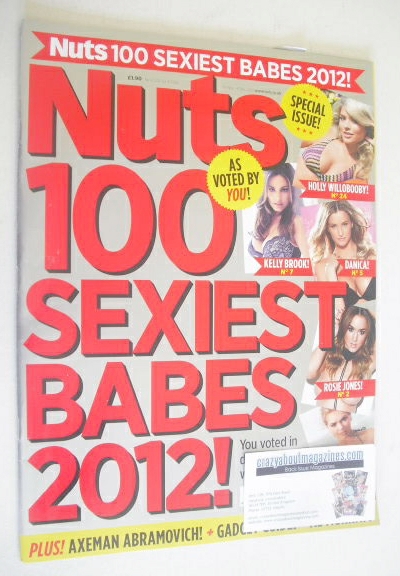 <!--2012-11-30-->Nuts magazine - 100 Sexiest Babes 2012 cover (30 November 