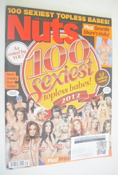 <!--2012-08-31-->Nuts magazine - 100 Sexiest Babes cover (31 August - 6 Sep