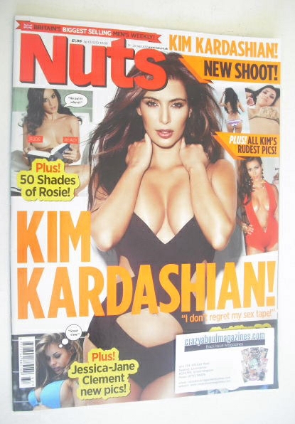 <!--2012-09-14-->Nuts magazine - Kim Kardashian cover (14-20 September 2012
