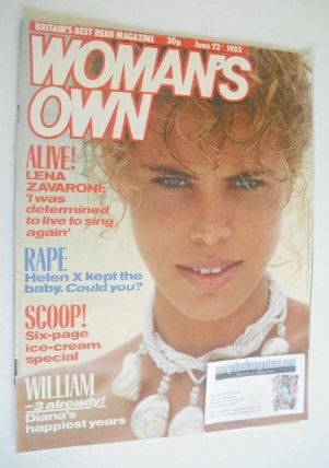 Woman's Own magazine - 22 June 1985