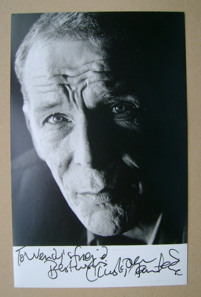 Christopher Fairbank autograph (hand-signed photo, dedicated)