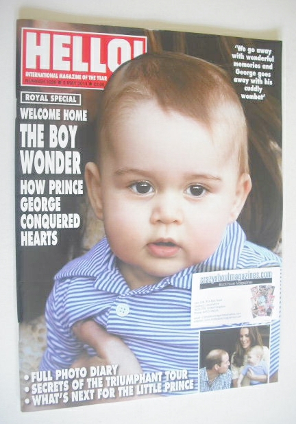 Hello! magazine - Prince George cover (5 May 2014 - Issue 1326)