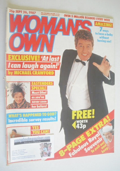 Woman's Own magazine - 26 September 1987 - Michael Crawford cover