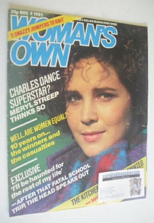 Woman's Own magazine - 9 November 1985