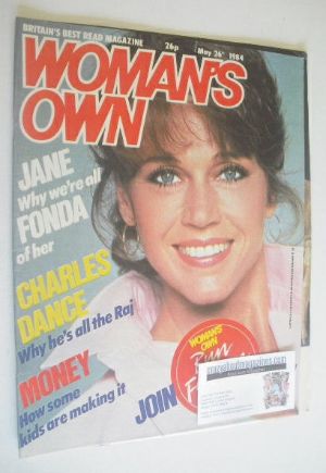 <!--1984-05-26-->Woman's Own magazine - 26 May 1984 - Jane Fonda cover