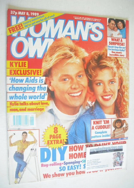 Woman's Own magazine - 8 May 1989 - Jason Donovan and Kylie Minogue cover