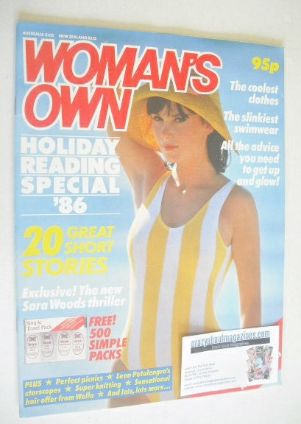 Woman's Own magazine - Summer 1986 Holiday Reading Special Issue