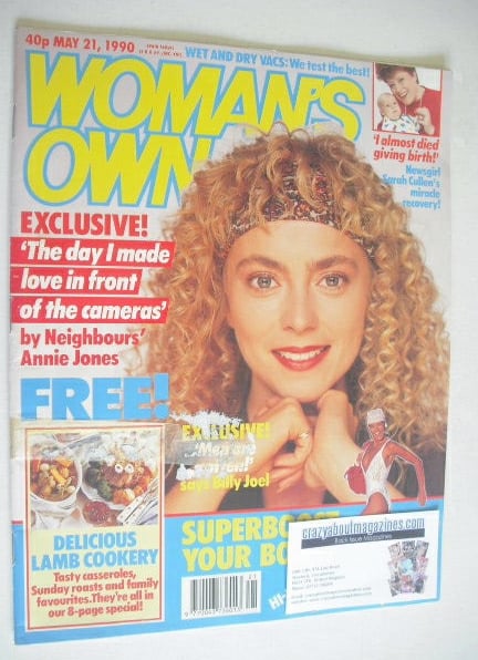 <!--1990-05-21-->Woman's Own magazine - 21 May 1990 - Annie Jones cover
