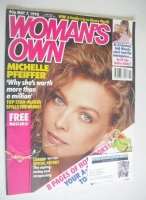 <!--1990-05-07-->Woman's Own magazine - 7 May 1990 - Michelle Pfeiffer cover