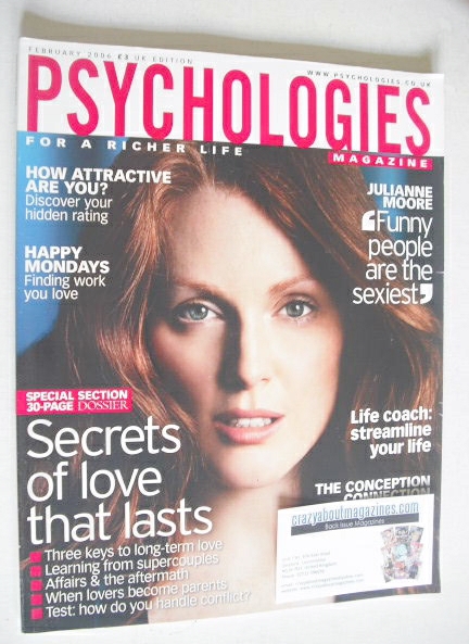 Psychologies magazine - February 2006 - Julianne Moore cover