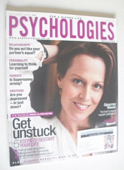 Psychologies magazine - October 2006 - Sigourney Weaver cover