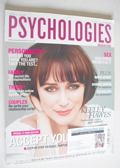 <!--2009-04-->Psychologies magazine - April 2009 - Keeley Hawes cover