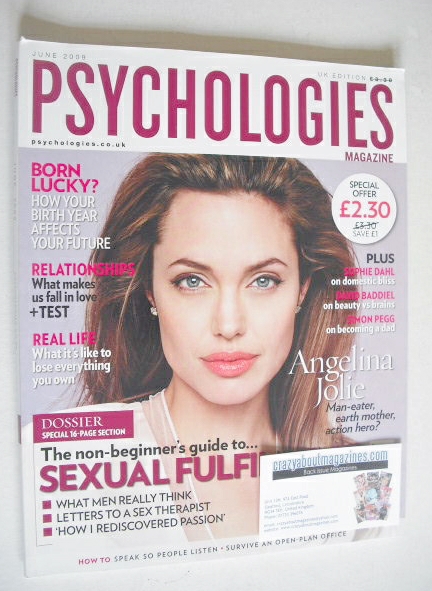 <!--2009-06-->Psychologies magazine - June 2009 - Angelina Jolie cover