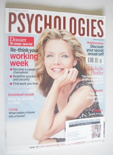 <!--2009-10-->Psychologies magazine - October 2009 - Michelle Pfeiffer cove