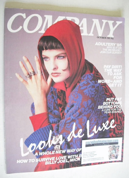 <!--1985-10-->Company magazine - October 1985 - Linda Evangelista cover