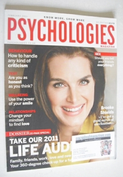 Psychologies magazine - February 2011 - Brooke Shields cover