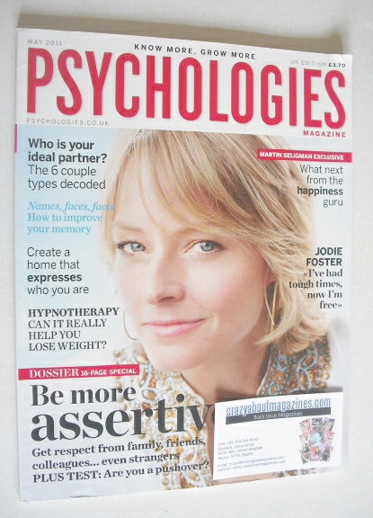 <!--2011-05-->Psychologies magazine - May 2011 - Jodie Foster cover