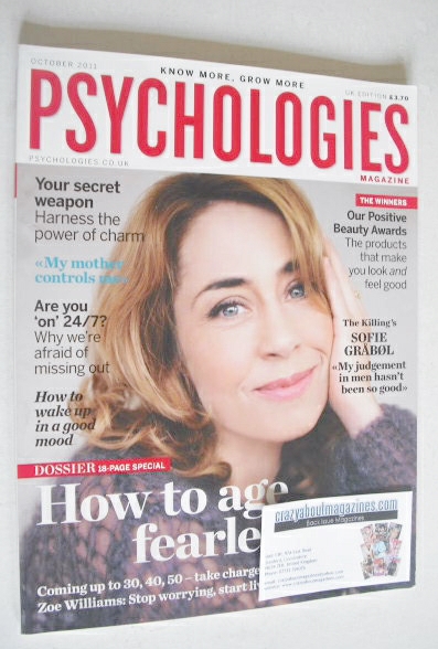 <!--2011-10-->Psychologies magazine - October 2011 - Sofie Grabol cover
