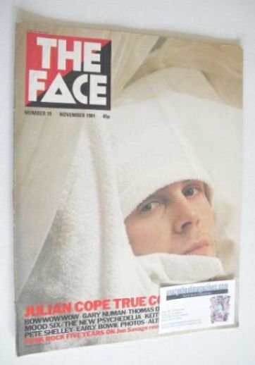 <!--1981-11-->The Face magazine - Julian Cope cover (November 1981 - Issue 