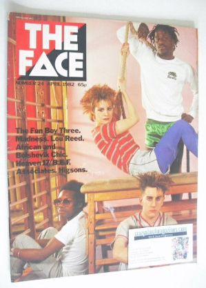 <!--1982-04-->The Face magazine - Fun Boy Three cover (April 1982 - Issue 2