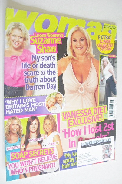 Woman magazine - Vanessa Feltz cover (23 July 2007)
